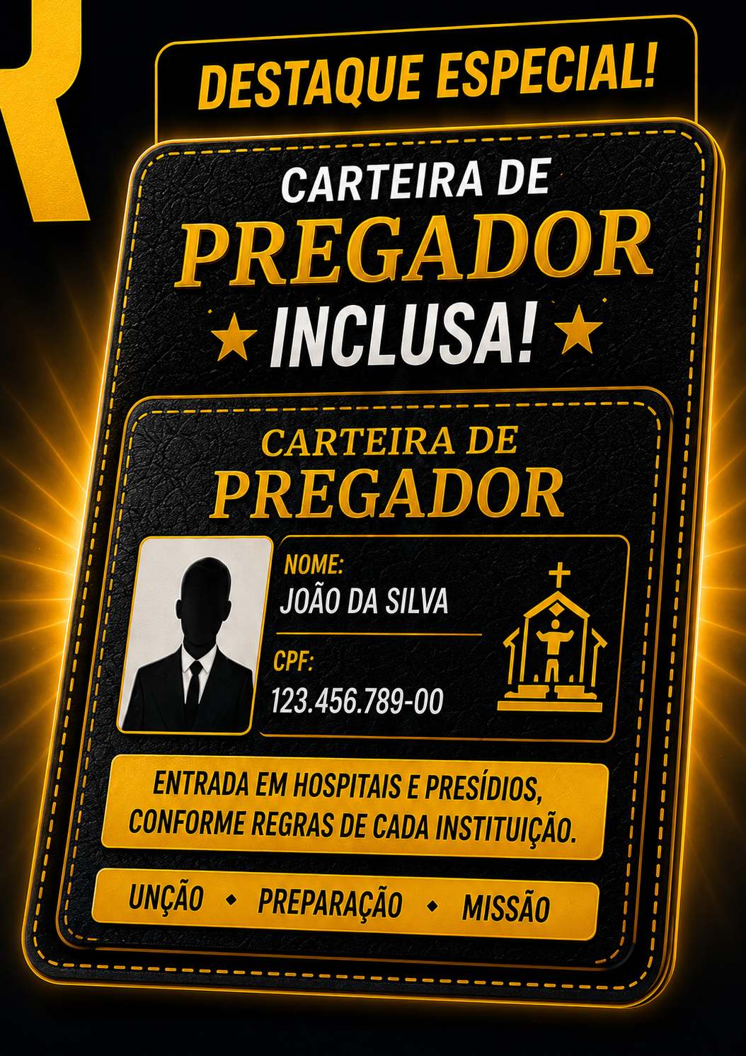 Carteira do Concluinte - Formação de Pregadores